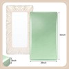 Hahafelt 2 Pcs Satin Soft Crib Sheets Silky Baby Mattress