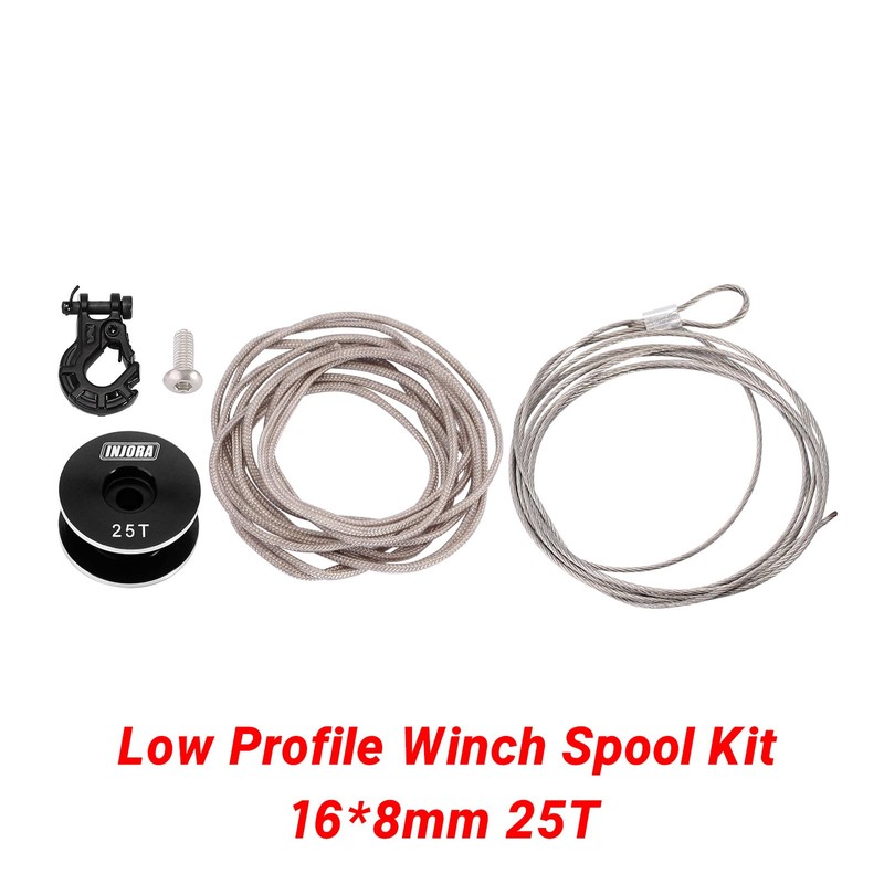 INJORA 25T Servo Winch Coil for RC Crawler Car Boat