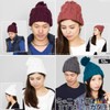 Zaction Women's Knit Hat, Pom Pom, Men's, Autumn, Winter, Skiing,