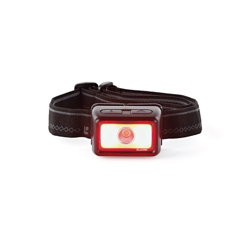 LUXPRO LP323 Multi-color Broadbeam and Spot LED Headlamp, 300 Lumens,