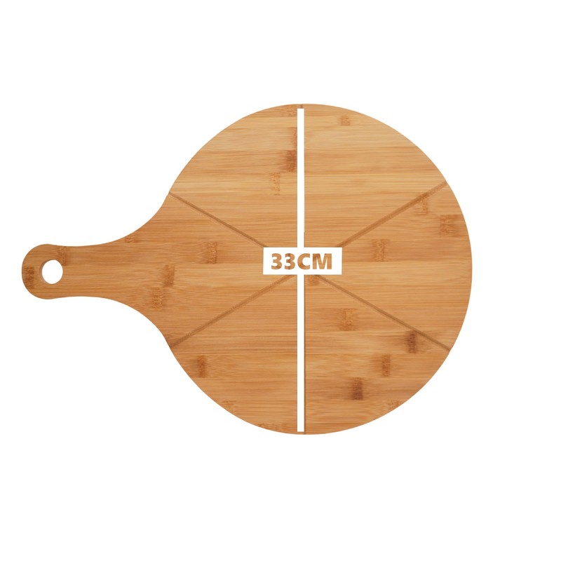 hausleben Pizza Plate 33 cm Wood (Set of 2, 3,