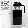 Primula Mason Jar Cold Brew Iced Coffee Maker with Stainless