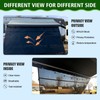 Dulepax RV Awning Shade Screen with Zipper 8'X15'3'' -Second Generation