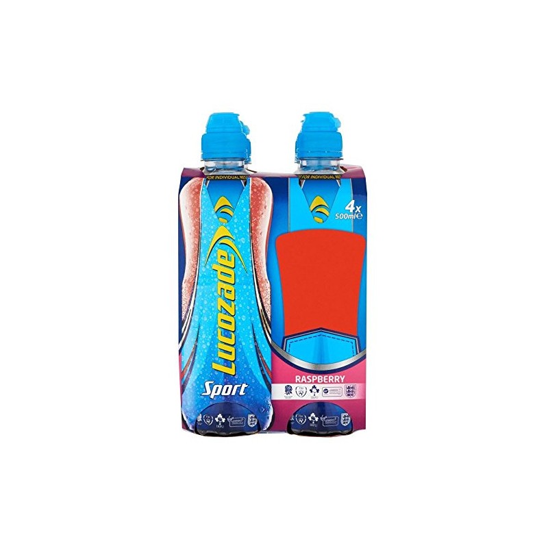 Lucozade Sport Body Fuel Raspberry (4x500ml)