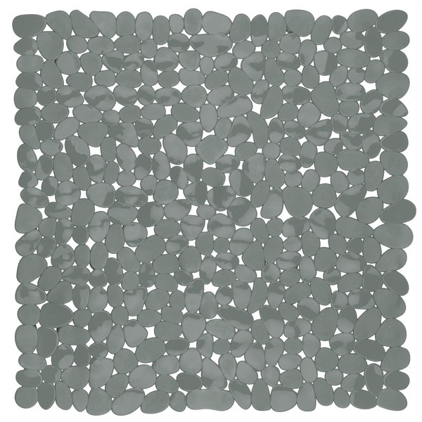 Circul Shower Mat 53 x 53 cm Grey Stone Look