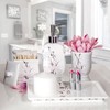 Creative Scents 4 Piece Bathroom Accessories Set - Includes Decorative