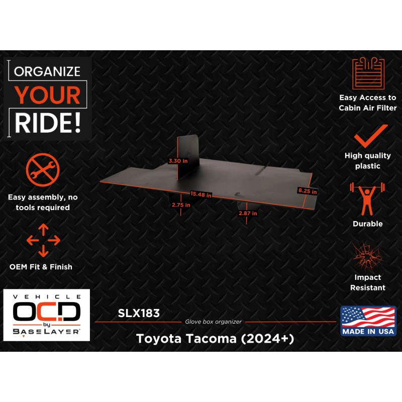 Vehicle OCD – Console Divider/Tray/G
