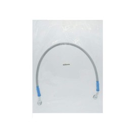 S SYUU 450mm 45cm M10 Reinforced Hydraulic Brake Oil Hose Line Banjo Fitting Stainless Steel End Braided Cable Compatible with Motorcycle Pit Dirt Bike Enduro Motocross Street Bikes Sport Bikes