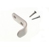 Lot Of 24 Single Hat And Robe Coat Hanger Clothes Hook Aluminium + Screws