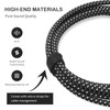 DETAME 6FT Right Angle 1/4 TRS to XLR 3Pin Male