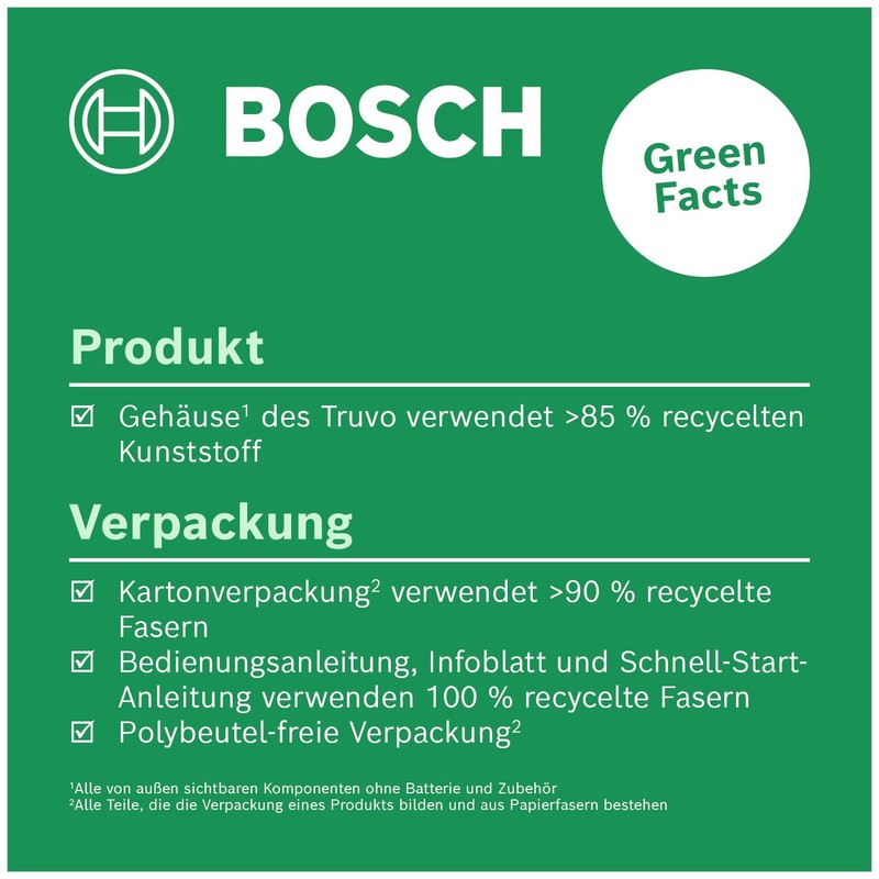 Bosch Truvo 2nd Generation Detector (Easy One Button Operation, Easy