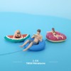 3pcs Pool Queue Models 1:64 Scale for Macro Photography