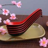 Pack of 5 Soup Spoons Chinese Style with Hooks Plastic
