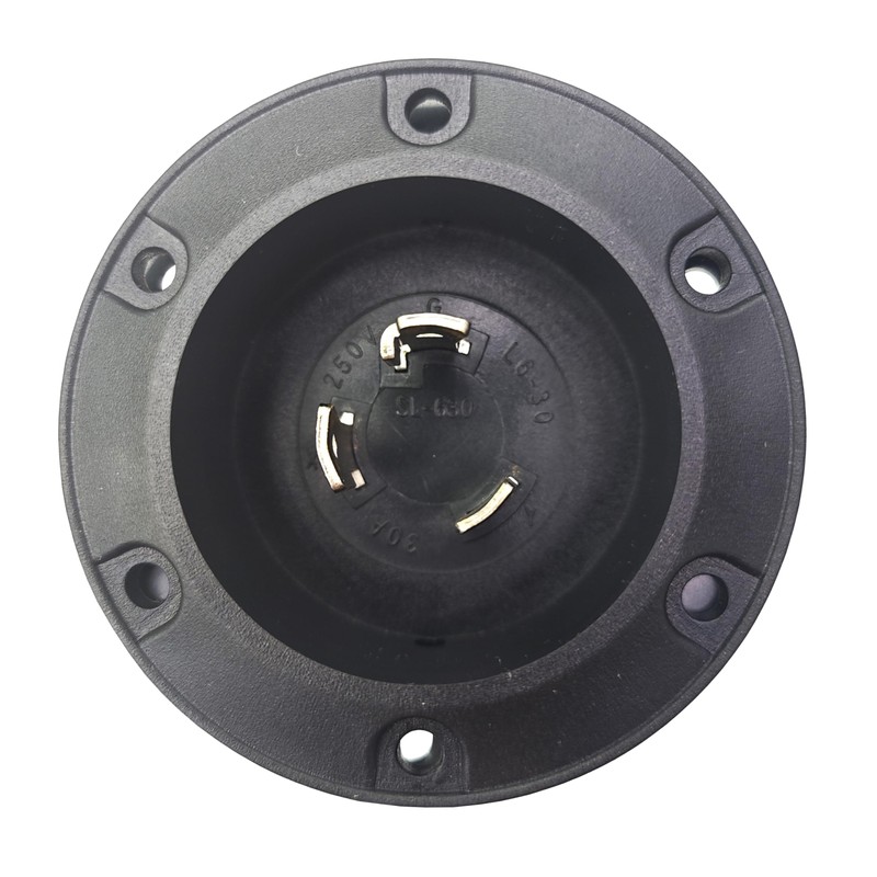 Parkworld 79667 NEMA L6-30 Port Plug Assembly Power Inlet NEMA