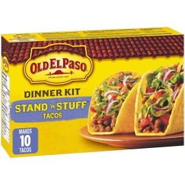 General Mills Old El Paso Stand and Stuff Tacos Dinner Kit, 10 Count, 250g/8.8 oz.,