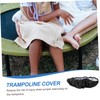 Totority 1 PC Trampoline Protector Cover Durable Black Sponge Edge