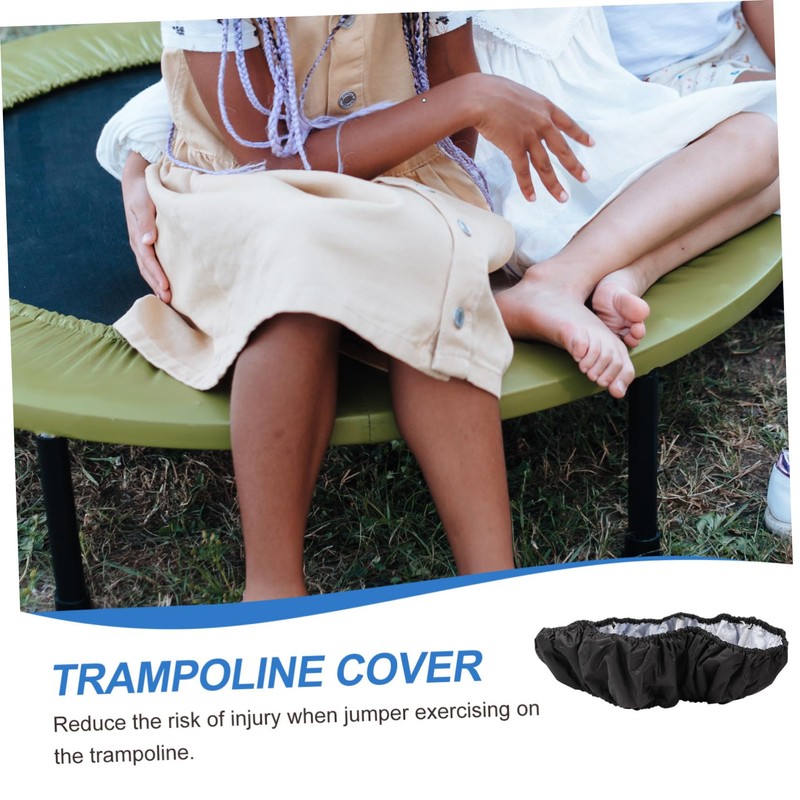 Totority 1 PC Trampoline Protector Cover Durable Black Sponge Edge