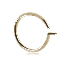 Nose Ring Hoop 9ct yellow Gold piercing pierced
