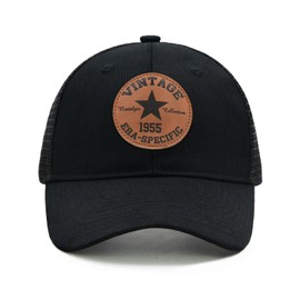 Wodeal Birthday Gifts for Men Women, 70th Birthday Ideas Gift for Dad Mom Grandma Grandpa, Vintage Hat Black