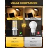 LUHMQ 3-Pack BA15D LED Bulb AC/DC 12V, 1157 1004 1076
