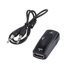 Xcessor HD Adapter HDMI/VGA + Audio Compact Size F-F Black