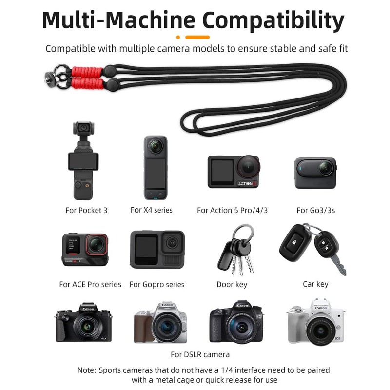 [Coyktonty] Compatible with DJI Osmo Pocket 4 3/INSTA360 X5 X4