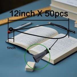 Kydavoo Heavy Duty Bungee Cords with Balls, 12 Inch Elastic Tie Down Straps for Outdoor Use, Ideal for Camping, Travel, Luggage, and More – 50 Pack, Black