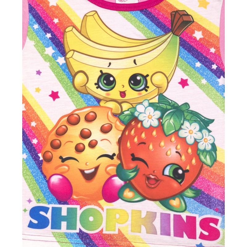 Lora Dora Girls Shopkins Pyjamas Short Set Pjs Set Kids