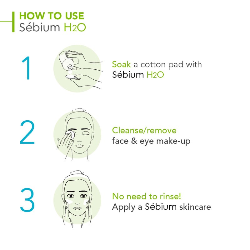 Bioderma Sebium H2O Purifying Micellar Water Cleanser for Oily Skin