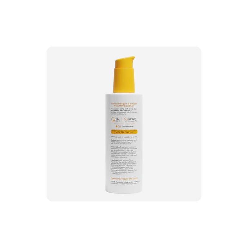 Amlactin Suero rejuvenecedor brillante y suave, 8oz