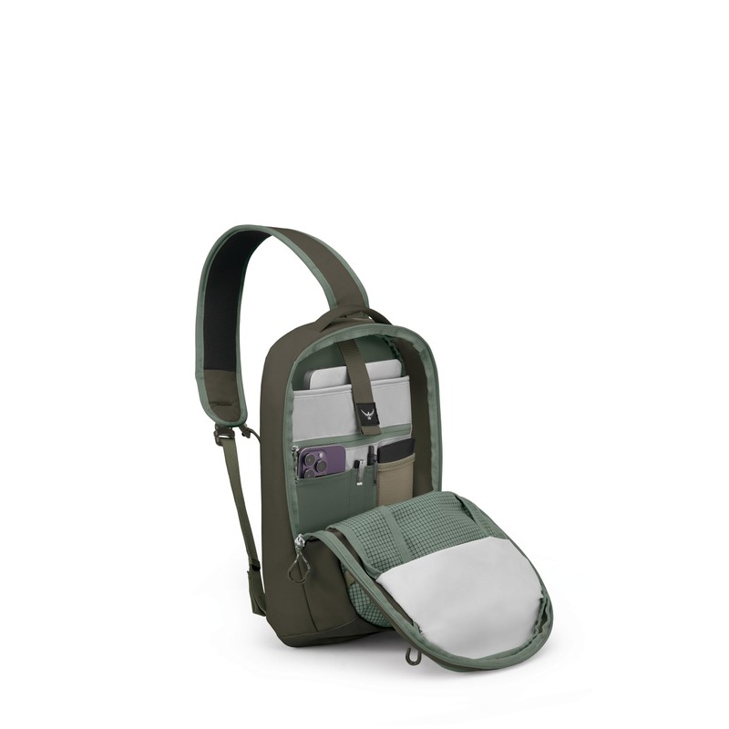 Osprey Transporter Crossbody Shoulder Sling, Pine Leaf