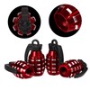KINBOM 4pcs Aluminum Valve Stem Caps, Heavy-Duty Tire Valve Hand