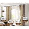 KAMANINA Curtain Rods for Windows 66 to 120 Inch, 7/8