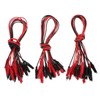 POPETPOP Alligator Clips Crocodile Test Leads: 30pcs Dual Ended Wire