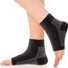 QKEPCY Ankle Compression Stockings Women Men Foot Compression Ankle Support