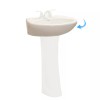 Western Pottery JR.L250-W 19x17 Pedestal Sink Basin
