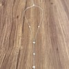 Agalea | Collar Corbatero de Plata Ley .925 con Perla