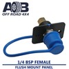 Flush Mount Air Fitting Straight 1/4'' BSP Female Flush Mount