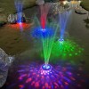 LanPool Floating Water Fountain with Underwater Lights, Rechargeable Battery Powered