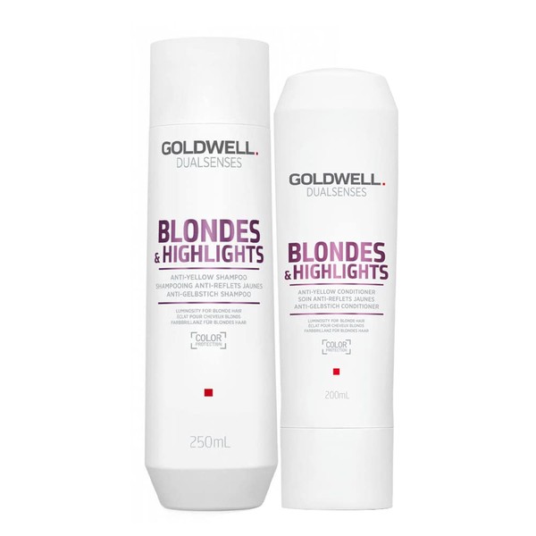 Goldwell Dualsenses Blonde & Highlights Duo Anti-Yellow Tint Shampoo 250