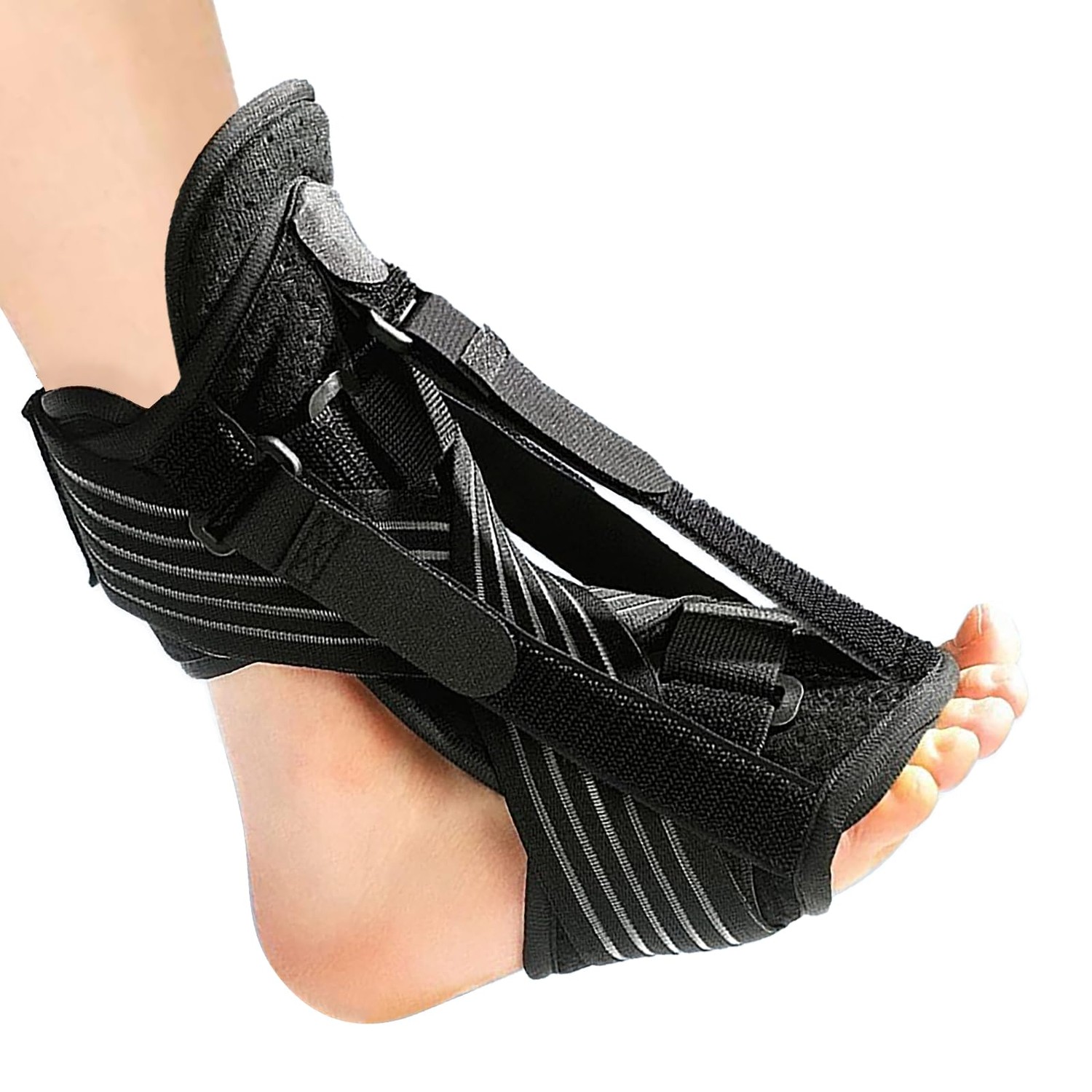Plantar Fasciitis Adjustable Splint Ankle Stabilizer Night Splint Fall ...