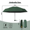 FANSEZQ Sun Umbrella, Mini Travel Umbrella With Case Small Compact