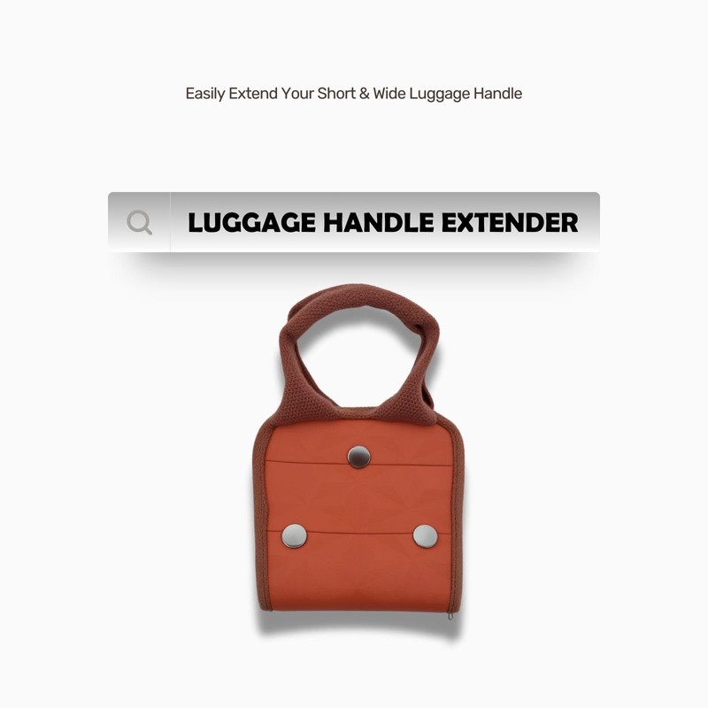 Luggage Handle Extender – 7.5-Inch Soft Grip Extension Strap, Secure