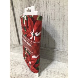 David Textiles Seasonal Fabric Poinsettias Precut 1- Yard 100% Cotton David Textiles New
