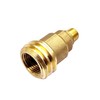 BesNPT Solid Brass Propane Gas Fitting Hose Adapter, QCC1 Type1