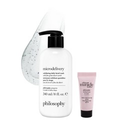 Philosophy Micro-delivery exfoliation daily facial wash - granular desert dirt and gentle amino acids remove impurities and dead skin cells to relieve dryness and rough texture Style / 철학 미세 전달 각질 제거 데일리 페이셜 워시 - 입자 사막의 흙과 부드러운 아미노산으로 불순물과 각질을 제거하여 건조함과 거친 질감을 완화합니다 Style