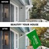 UD_G128 Combo Pack: 6 Feet Tangle Free Spinning Flagpole (White)