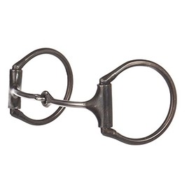 NRS 1/4" Small Smooth Offset D-Ring Snaffle Bit