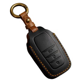 Krovat Toyota Key Case, Harrier Rankle 250 Smart Key Case, Elegant Style of Genuine Leather, Yaris Cross Accessories, Corolla Cloth Rankle 300, 3 Buttons/Black