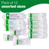 HypaCover Sterile wound Dressings, Assorted Pack of 12 Bandages with